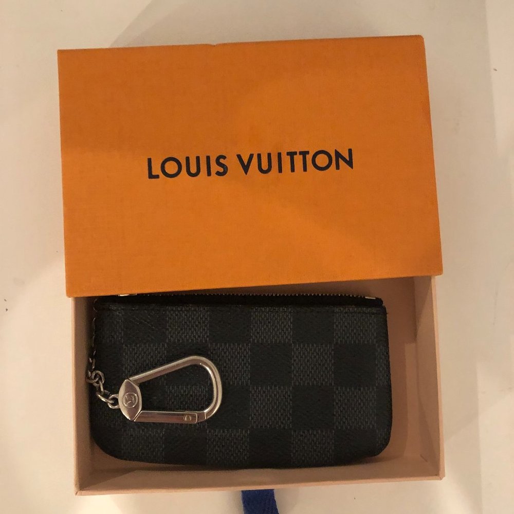 Louis Vuitton Key Pouch Damier Graphite (pochette)